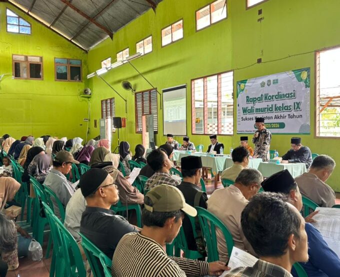 Rapat Koordinasi Wali Murid kelas 9